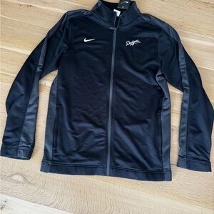 Nike Black Full-Zip Men's Los Angeles Dodgers Jacket SZ L Tall